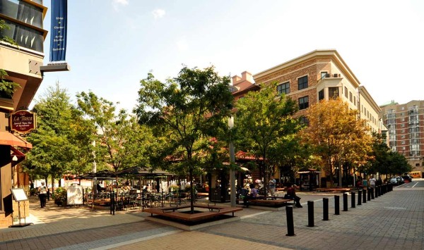 Rockville Town Square courtyard