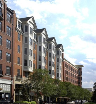 Palladian Apartments exterior sideview