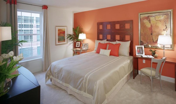 Palladian Apartments master bedroom